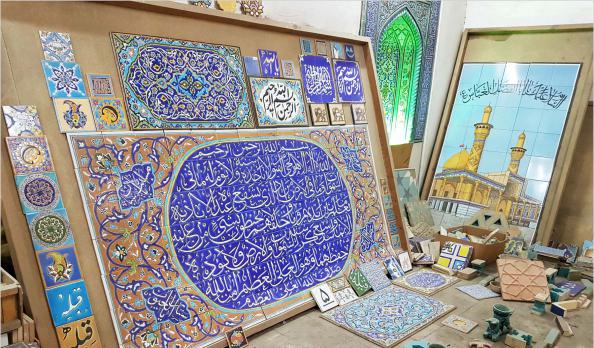 صادرکننده عمده کاشی سنتی در اصفهان